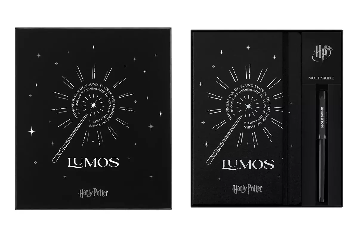 Een Moleskine Wizarding World Harry Potter Lumos Gift Set, Ruled Notebook with Kaweco Rollerball koop je bij Moleskine.nl